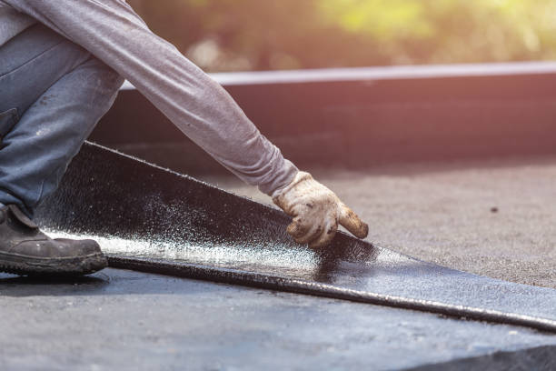 Professional Basement Waterproofing technician working in Pitsburg, OH